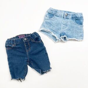The Children's Place & Garanimals toddler girls denim shorts